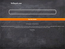 Tablet Screenshot of foilkayak.com